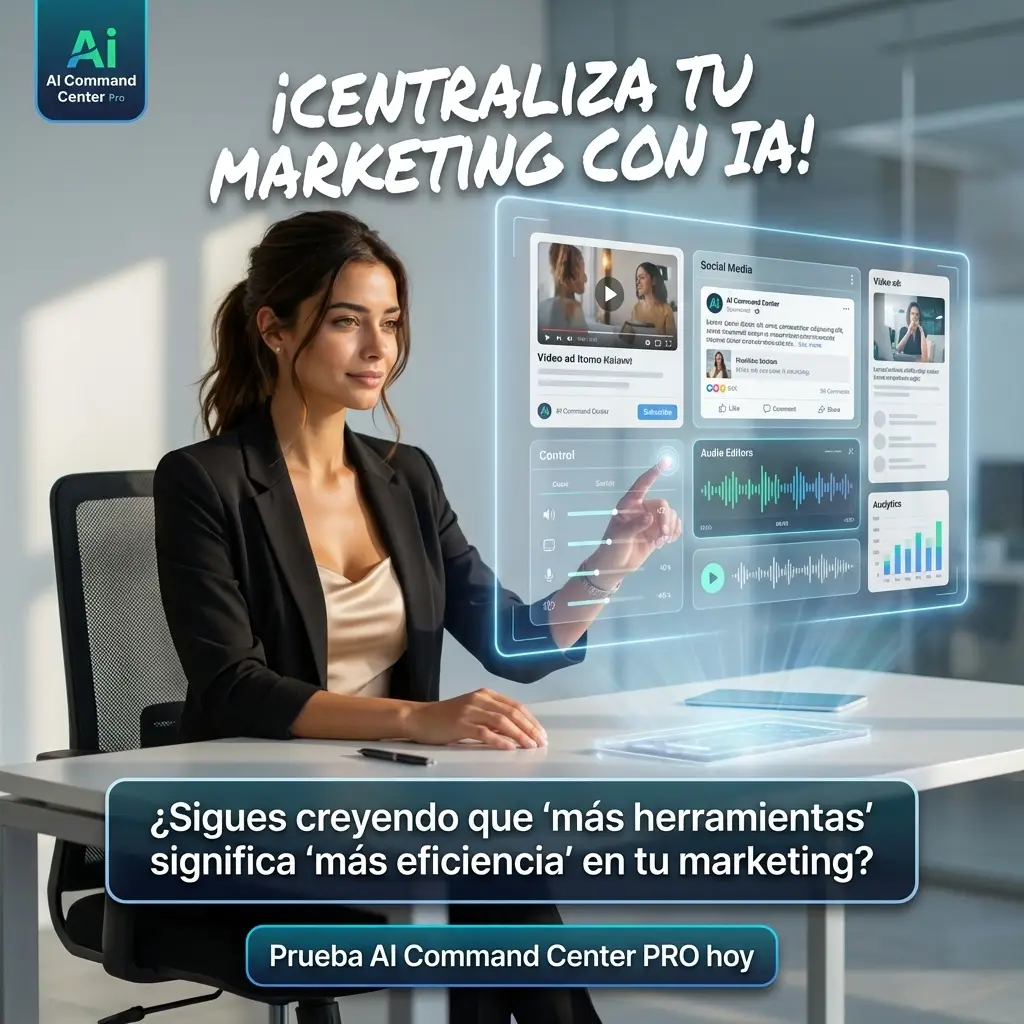 Ejemplo de anuncio creado con AI Command Center Pro