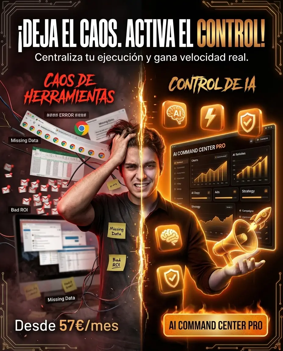 Caos vs Control — la diferencia es tener el sistema correcto