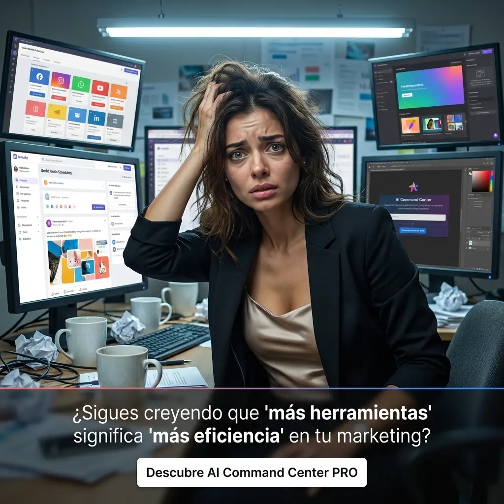 El caos de gestionar el marketing con múltiples herramientas