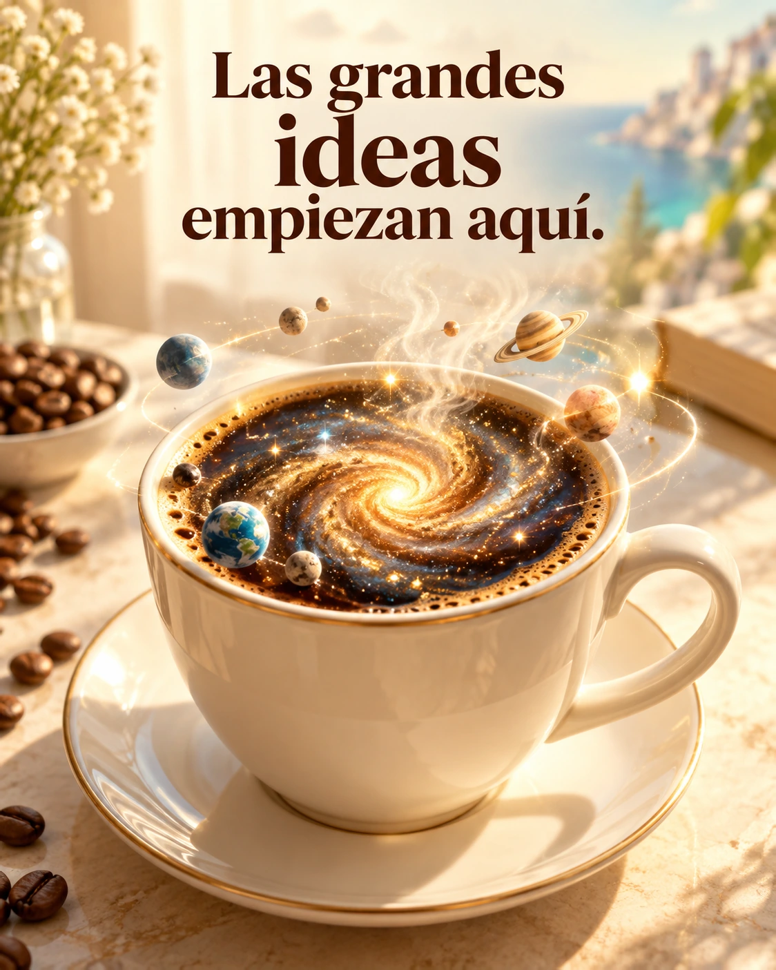 Café con galaxia: Las grandes ideas empiezan aquí