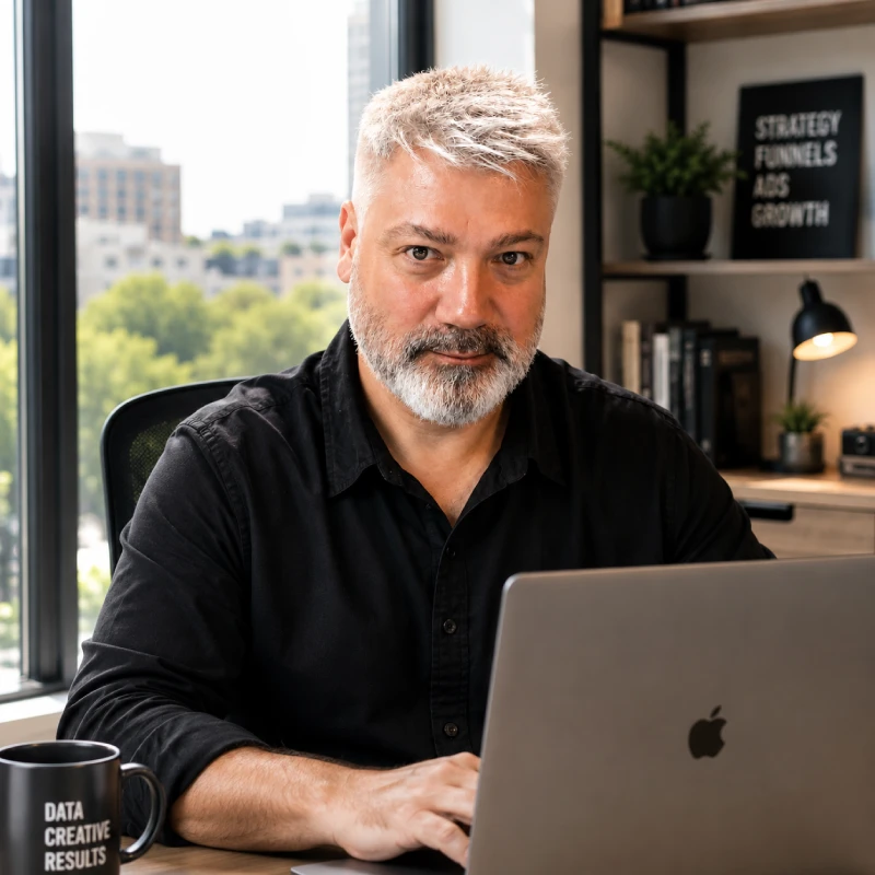 Toni Aguiar trabajando